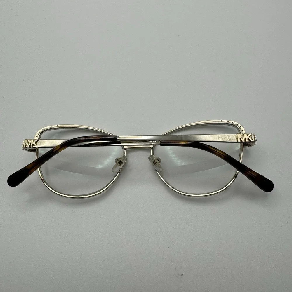 Michael Kors Women MK 3051 Andalusia Cat Eye Eyeglass Frames 1014 5316 140 Gold